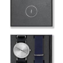 Simpl Watch - Silver Charcoal Nato Set