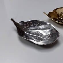 日本Shinko 日本製餐具-銀柿葉前菜勺-銀色款