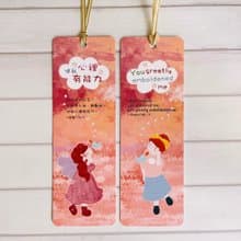 心裡有能力小書卡/書籤/手繪插畫/聖經金句/受洗禮物/福音禮物