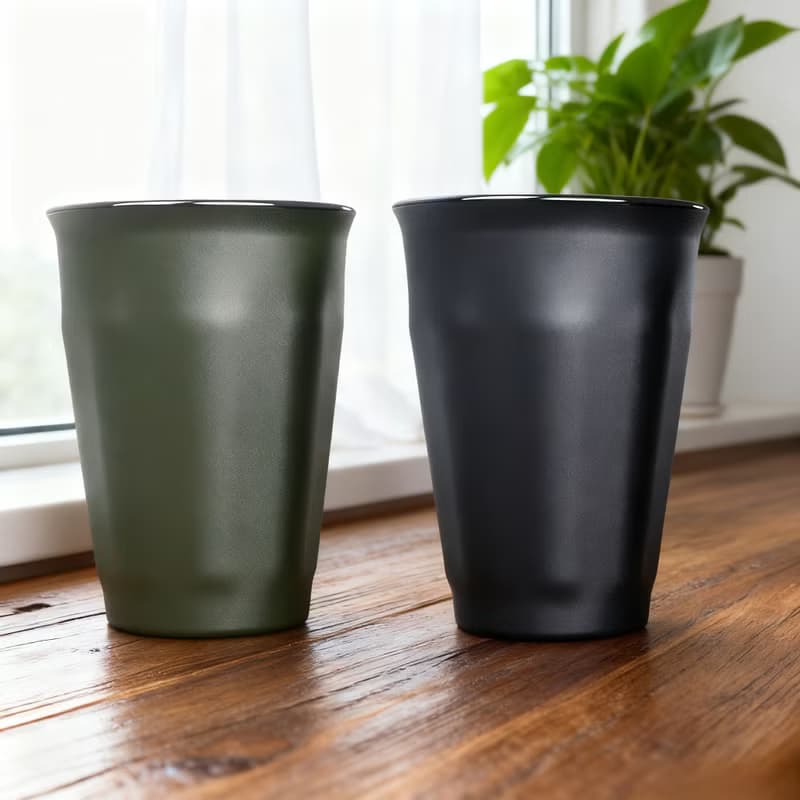 【哩皿生活】潔晶隨行杯3入組 水杯 茶杯 咖啡杯 環保杯