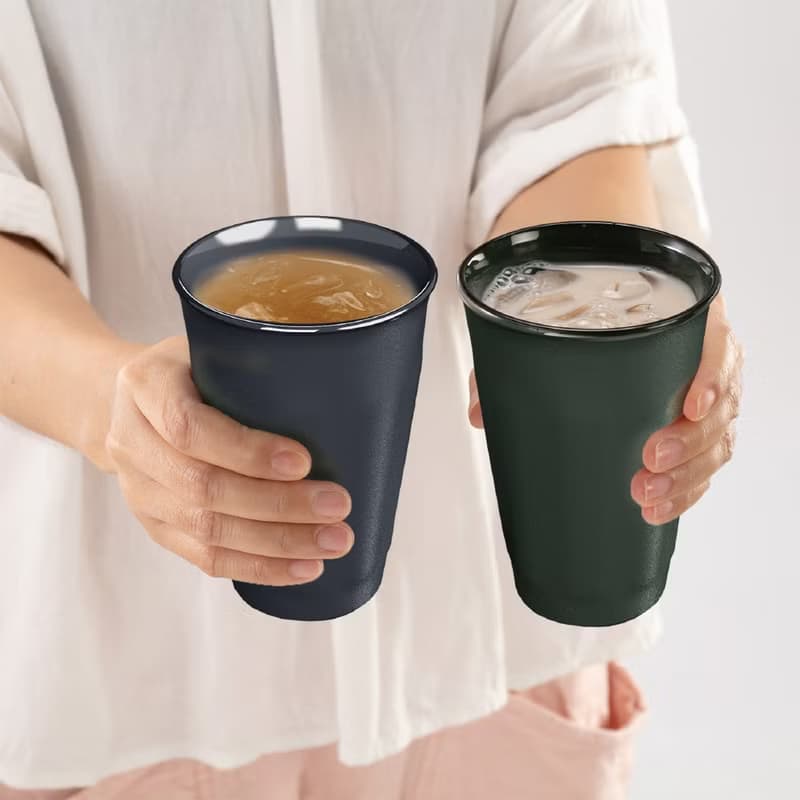 【哩皿生活】潔晶隨行杯3入組 水杯 茶杯 咖啡杯 環保杯