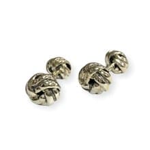 Celtic Style Love Knot Cufflinks 925 Sterling Silver Mens Fathers Day Gift
