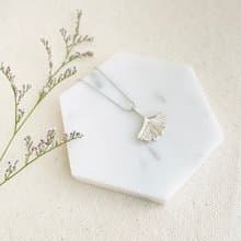 秋葉銀杏短鍊 - 純銀款