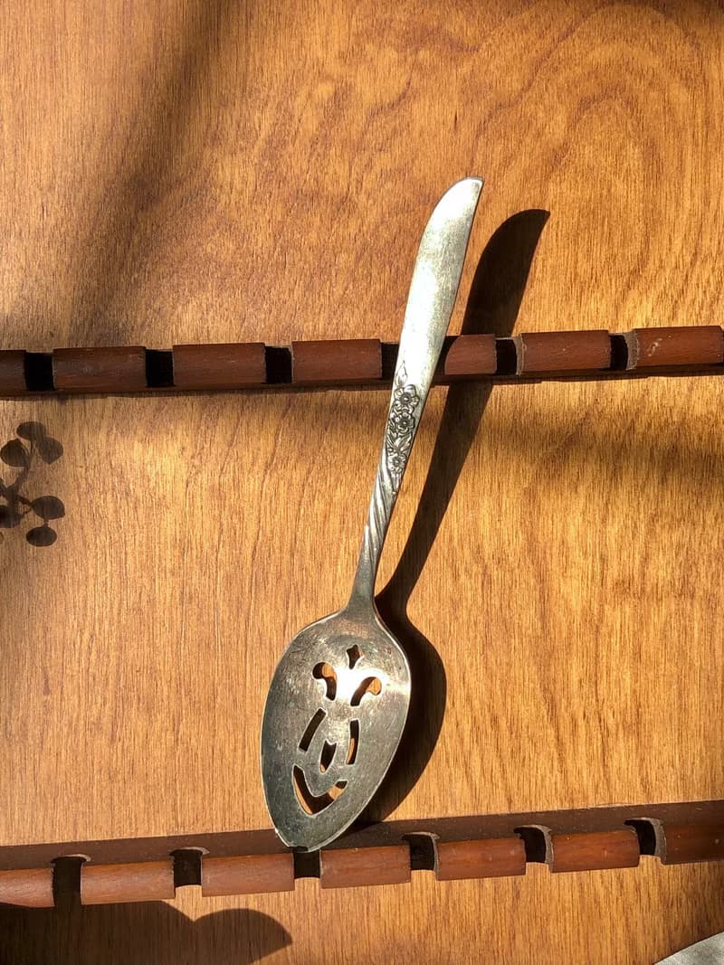 Vintage 1958年美國製鍍銀湯匙/大勺子