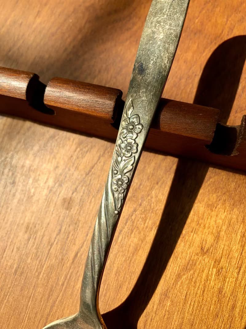 Vintage 1958年美國製鍍銀湯匙/大勺子