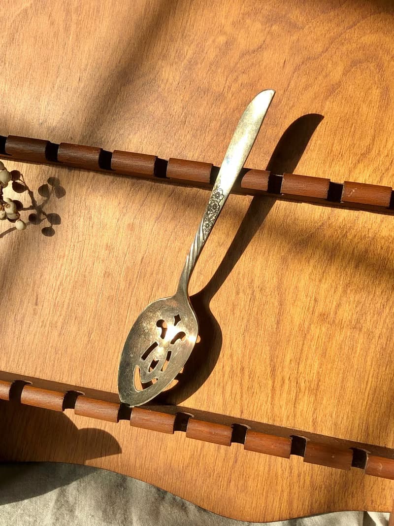 Vintage 1958年美國製鍍銀湯匙/大勺子