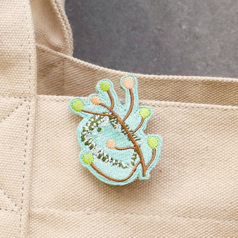 獨家設計刺繡胸章(彩色蒲公英)黃丨婚禮小物 開學