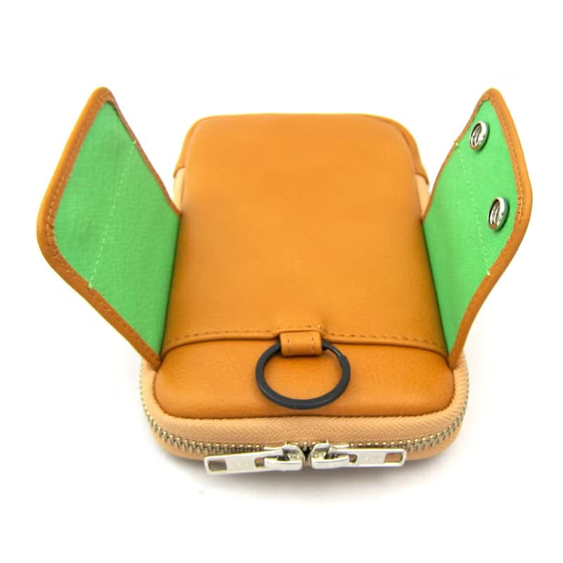 多功能萬用包 iPhone17 ProMax 手機/菸盒/眼鏡盒 義大利植鞣皮革