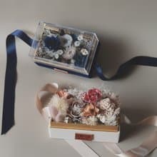 xuli.96 Flower box 絨面永生花花盒