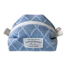 jacquard denim pouch M_light diamond