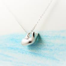 [療癒系]可愛虎鯨 純銀項鍊 手作 / 鎖骨鍊 / 禮物 / 紀念日／情人節