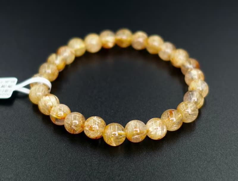 寶麗金珠寶-天然鈦晶手珠