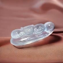 玻璃種翡翠巧雕福在眼前 | 裸石 | 天然緬甸玉A貨翡翠 | 送禮