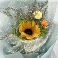 畢業季主題花卉 畢業花束/永生向日葵擴香索拉乒乓菊花束