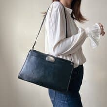 中古美品 Christian Dior 真皮單肩包