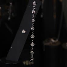 YELU手工雕蠟起版製作不對稱耳環月亮之後的小太陽