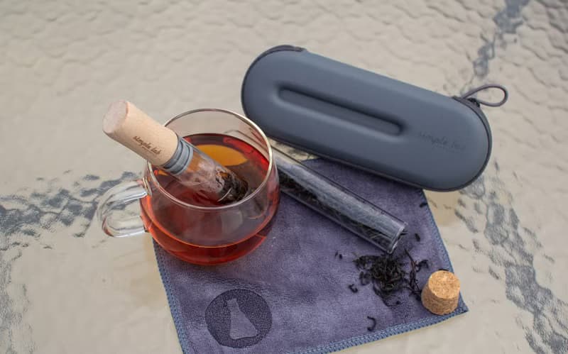 【全城走塑】- ELIXIR旅行套裝連茶葉筒和茶巾及玻璃泡茶棒