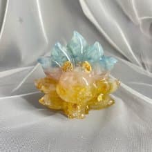 【手工製作】-天然能量水晶大九尾狐/水晶擺飾