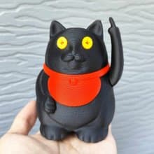 【過胖財貓】招財貓 原創 設計玩具 可替換手 3D列印 招財 過年