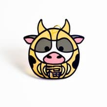 動物達摩(牛) 掛飾 l 蛇年 福貼 揮春 春聯 招福貓 招財貓