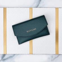 【MANAAKI】半月名片套 名片夾 卡片套 零錢包 皮革