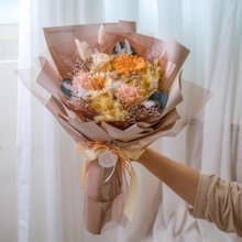 太陽花 向日葵 乾燥花 畢業花束 生日禮物 情人節禮物 交換禮物