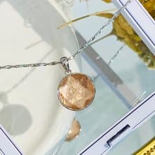 瑞典天鐵鎳鐵隕石仙女色玫瑰金17mm項鍊大衛高磁場避邪擋煞財運