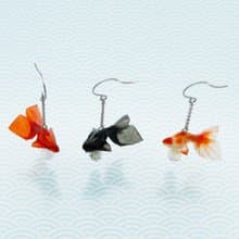 Origami Jewel　金魚の和紙ピアス