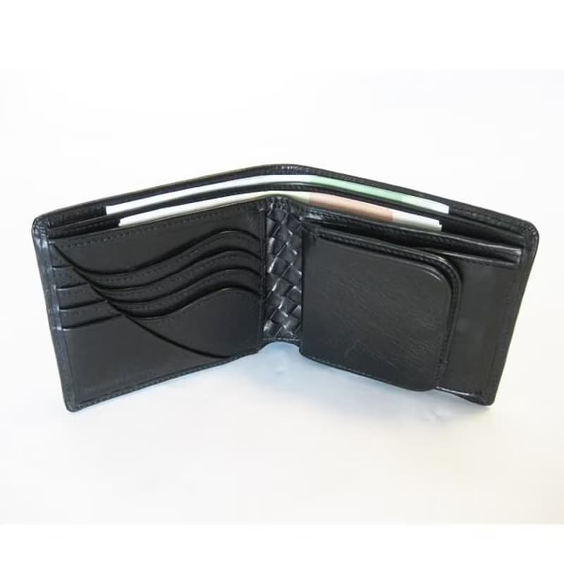BASICアートウォレットBLACK 二つ折り財布