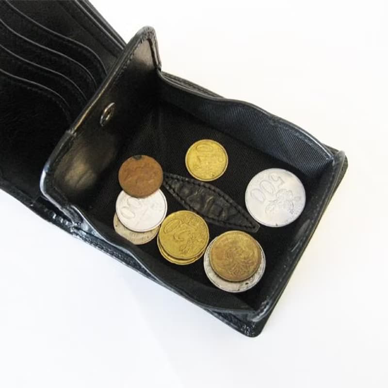 BASICアートウォレットBLACK 二つ折り財布