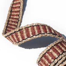 聖誕節男朋友禮物編織棉麻腰帶/編織法皮帶-非洲撒哈拉沙漠旅行