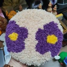 宜蘭 俄羅斯刺繡手作體驗課程 戳戳繡 毛線鍋墊 初學者可