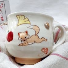 京燒立體馬克杯 - 狐狸(棕色)
