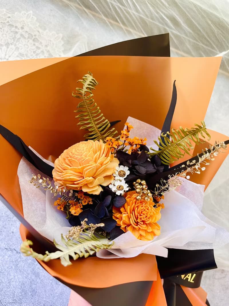 Rosemary-This Is Halloween. 萬聖節傑克花束