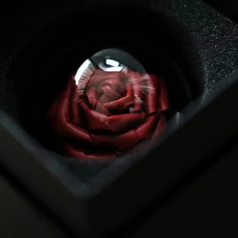 牛皮玫瑰花【免費刻字】手工真皮永生花 情人節禮物 裝飾擺件花藝