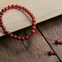 春秋手作 | 原礦紫金砂+帝王砂 雙色編繩手鏈 | 本命年 新年