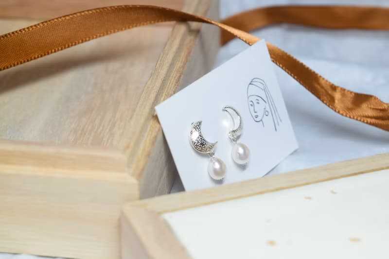 【浪漫月亮下】天然淡水珍珠 全925純銀耳環/耳夾 銀