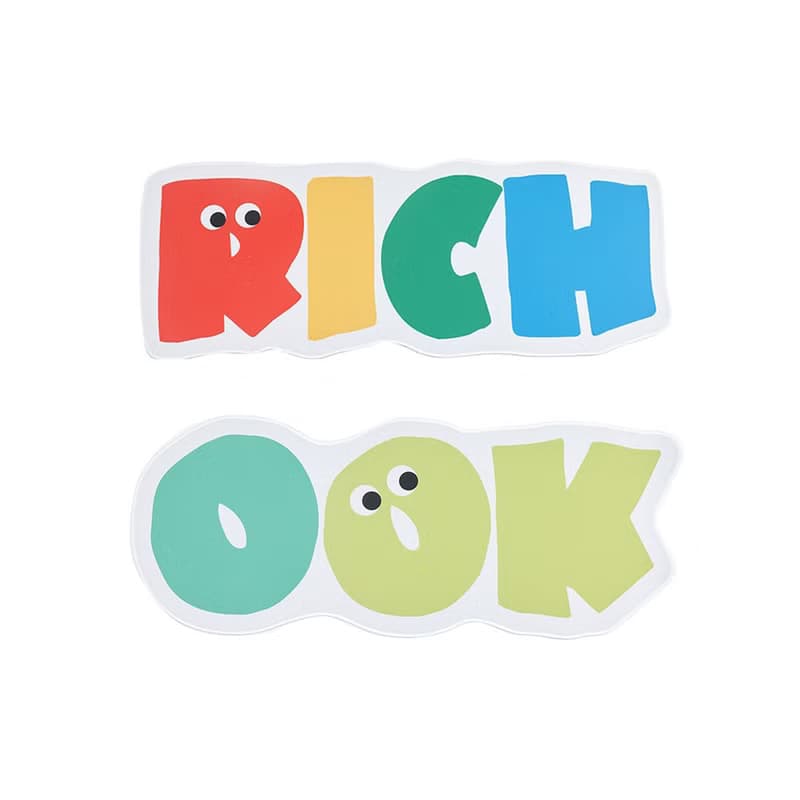 OOK電競游戲滑鼠墊RICH超大辦公桌墊可愛滑鼠墊