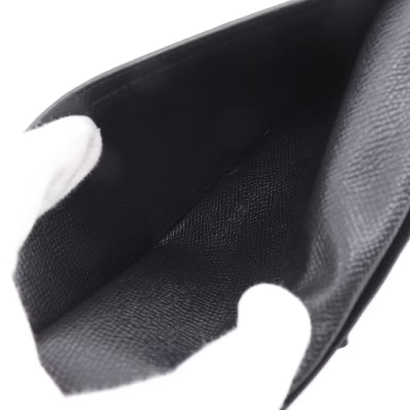 【日本直送】エルメス HERMES ベアン 長財布 クシュベル 黒/シルバー金具  ユニセックス【中古】