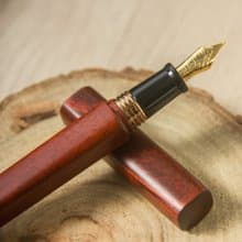 【TENNY鋼筆】 二代方圓/手工木質鋼筆(科檀木、黑檀木)