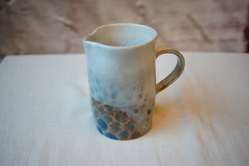 手作粉引 清涼水玉 茶海  360ml 分享杯 公道杯
