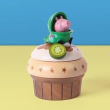 【喬治蛋糕】佩佩豬頭轉音樂盒 Peppapig | Wooderful life