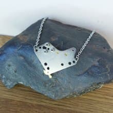 未來派男士項鍊。 科技飾品。 給極客的父親節禮物