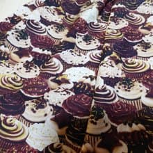 【受注制作】sweet sweet CHOCOCUPCAKE Skirt / Free size / USAfabric / 日本製 / BROWN