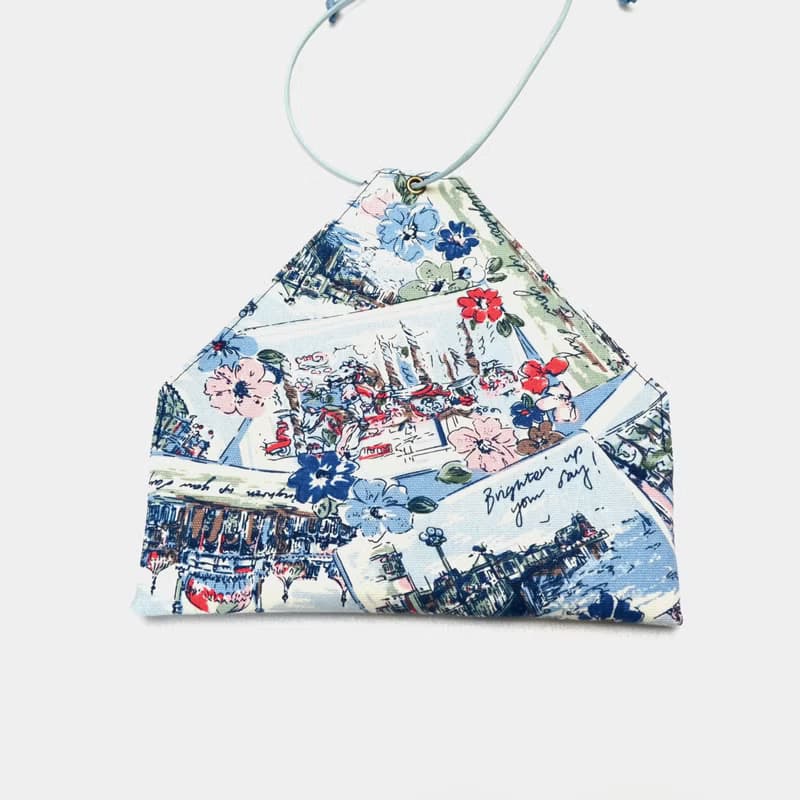 花都餐具包/筆收納袋 餐具套 手作 簡單 帆布 收納 環保 方便