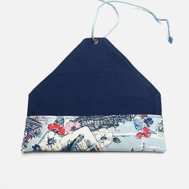 花都餐具包/筆收納袋 餐具套 手作 簡單 帆布 收納 環保 方便