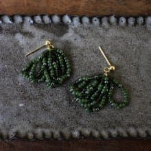 串珠耳飾_海葡萄/beading earing