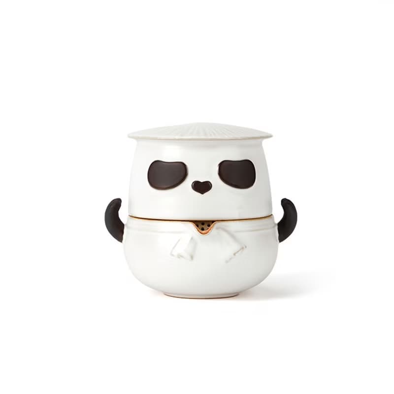 中國熊貓功夫茶具便攜茶杯帶包