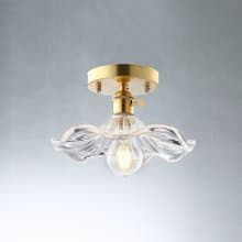 【塵年舊飾】懷舊銅製玻璃吸頂燈PL-1726附燈泡