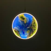 台中 幻境水嶼燈 海洋燈 肌理畫 小夜燈 文化幣
